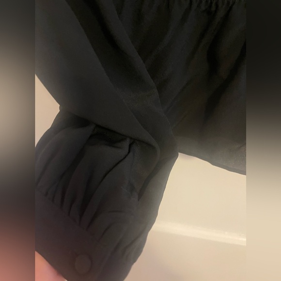 Madewell silk v neck peplum top size small - Picture 8 of 11